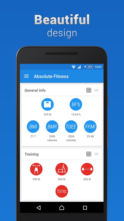 absolute fitness aplikacija